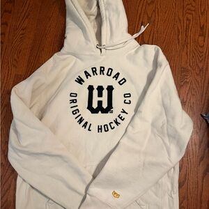 Men's White Hoodie Sweater